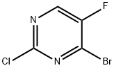 4-Bromo-2-chloro-5-fluoropyrimidine 구조식 이미지