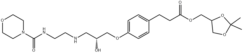 Landiolol Impurity 8 구조식 이미지