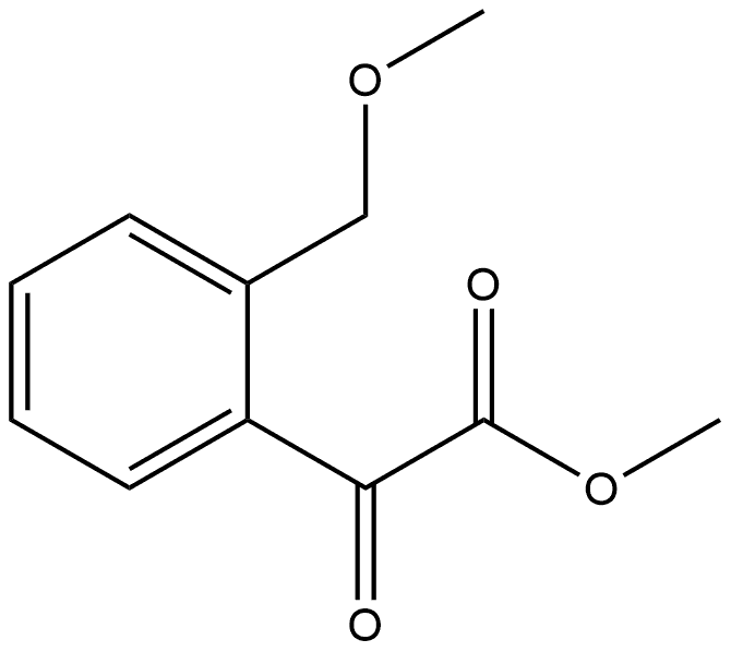 Methyl 2-(methoxymethyl)-α-oxobenzeneacetate Structure