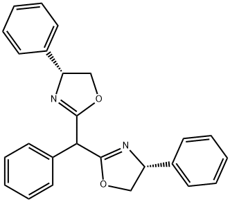 Oxazole, 2,2'-(phenylmethylene)bis[4,5-dihydro-4-phenyl-, (4R,4'R)- Structure