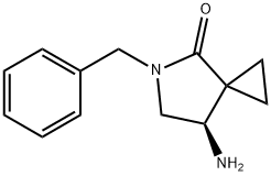(R)-7-Amino-5-benzyl-5-azaspiro[2.4]heptan-4-one 구조식 이미지