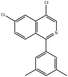 4,6-dichloro-1-(3,5-dimethylphenyl)isoquinoline Structure