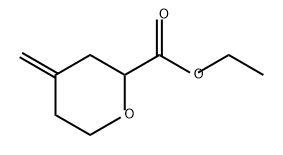 2H-Pyran-2-carboxylic acid, tetrahydro-4-methylene-, ethyl ester Structure