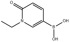 Boronic acid, B-(1-ethyl-1,6-dihydro-6-oxo-3-pyridinyl)- Structure