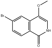 6-bromo-4-methoxy-1,2-dihydroisoquinolin-1-one Structure