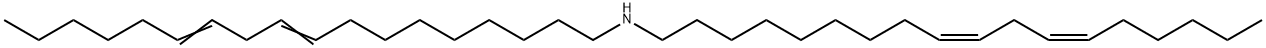 9,12-Octadecadien-1-amine, N-(9Z,12Z)-9,12-octadecadien-1-yl-, (9Z,12Z)- Structure