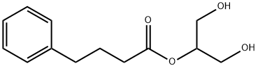 Benzenebutanoic acid, 2-hydroxy-1-(hydroxymethyl)ethyl ester Structure