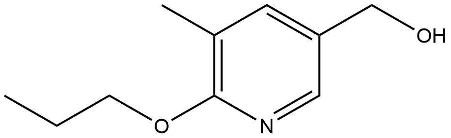 5-Methyl-6-propoxy-3-pyridinemethanol Structure