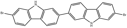 2,2'-Bi-9H-carbazole, 7,7'-dibromo- Structure