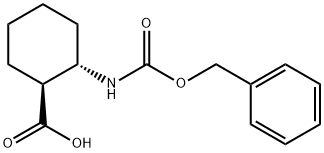 Cyclohexanecarboxylic acid, 2-[[(phenylmethoxy)carbonyl]amino]-, (1S,2S)- Structure