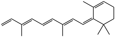 (6Z)-6-[(2E,4E,6E)-3,7-dimethylnona-2,4,6,8-tetraenylidene]-1,5,5-trimethylcyclohexene 구조식 이미지