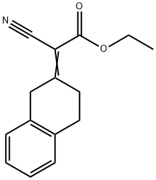 1-Cyano-2-(3,4-dihydronaphthalen-2(1H)-ylidene)ethyl acetate Structure