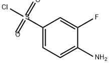 Benzenesulfonyl chloride, 4-amino-3-fluoro- Structure