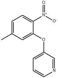 Pyridine, 3-(5-methyl-2-nitrophenoxy)- Structure