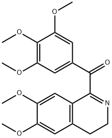 Methanone, (3,4-dihydro-6,7-dimethoxy-1-isoquinolinyl)(3,4,5-trimethoxyphenyl)- 구조식 이미지