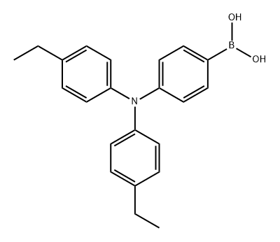 Boronic acid, B-[4-[bis(4-ethylphenyl)amino]phenyl]- Structure