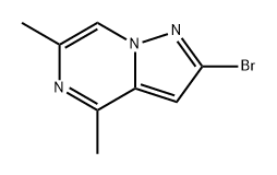 Pyrazolo[1,5-a]pyrazine, 2-bromo-4,6-dimethyl- Structure