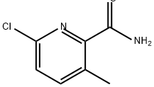 2-Pyridinecarboxamide, 6-chloro-3-methyl- Structure