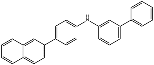 [1,1'-Biphenyl]-3-amine, N-[4-(2-naphthalenyl)phenyl]- 구조식 이미지