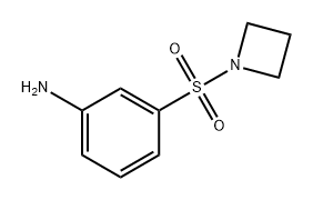 Benzenamine, 3-(1-azetidinylsulfonyl)- 구조식 이미지