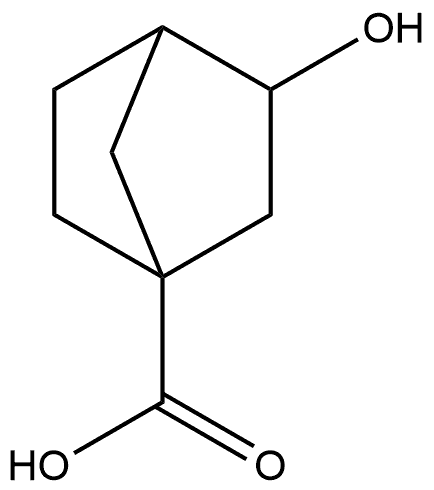 Bicyclo[2.2.1]heptane-1-carboxylic acid, 3-hydroxy-, exo- (9CI) Structure