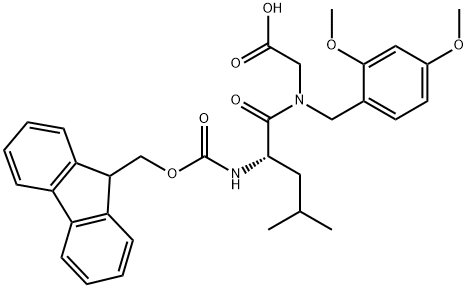 FMoc-Leu-(DMb)Gly-OH Structure