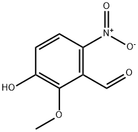 Benzaldehyde, 3-hydroxy-2-methoxy-6-nitro- Structure