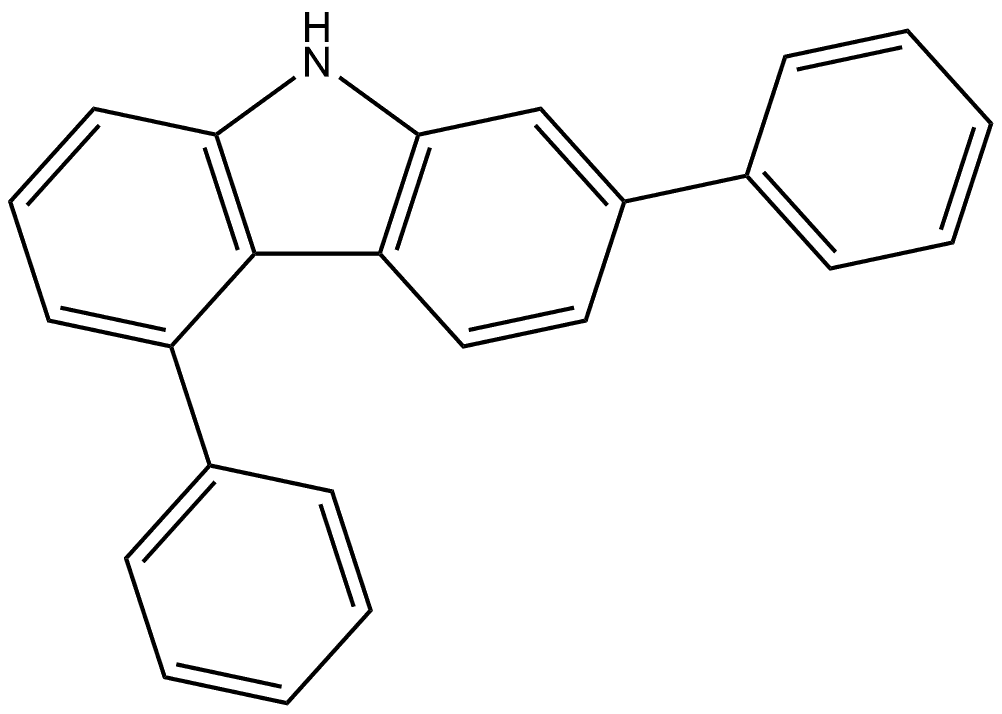 2,5-Diphenyl-9H-carbazole Structure