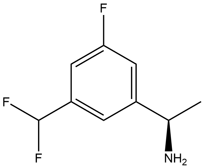 (R)-1-(3-(difluoromethyl)-5-fluorophenyl)ethan-1-amine Structure