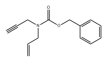 Carbamic acid, N-2-propen-1-yl-N-2-propyn-1-yl-, phenylmethyl ester 구조식 이미지