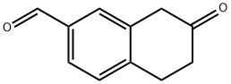 7-oxo-5,6,7,8-Tetrahydronaphthalene-2-carbaldehyde 구조식 이미지