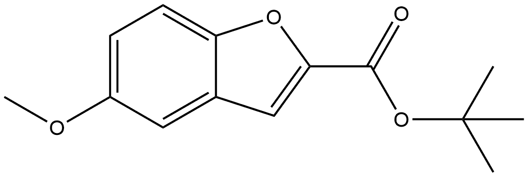 1,1-Dimethylethyl 5-methoxy-2-benzofurancarboxylate Structure