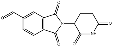 2-(2,6-dioxopiperidin-3-yl)-1,3-dioxoisoindoline-5-carbaldehyde Structure