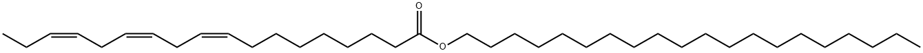 9,12,15-Octadecatrienoic acid, eicosyl ester, (9Z,12Z,15Z)- Structure