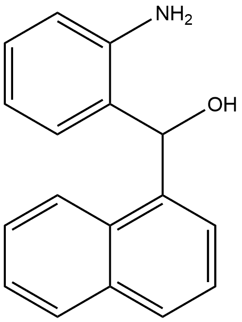 (2-Aminophenyl)(naphthalen-1-yl)methanol Structure