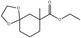 ethyl 7-methyl-1,4-dioxaspiro[4.5]decane-7-carboxylate Structure