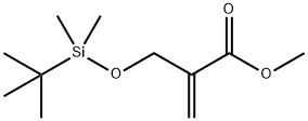 2-Propenoic acid, 2-[[[(1,1-dimethylethyl)dimethylsilyl]oxy]methyl]-, methyl ester Structure