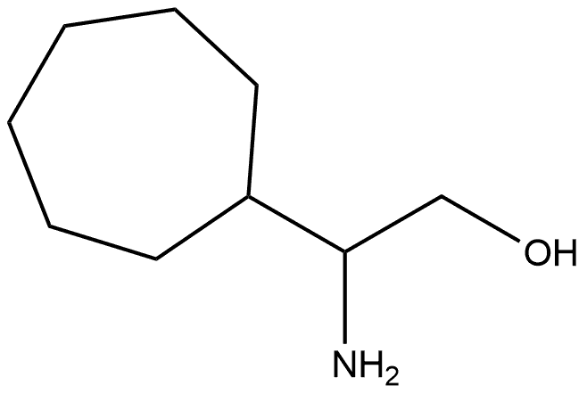 Cycloheptaneethanol, β-amino- Structure