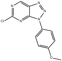 3H-1,2,3-Triazolo[4,5-d]pyrimidine, 5-chloro-3-(4-methoxyphenyl)- Structure