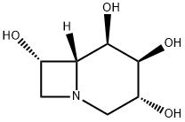 (3R,?4S,?5R,?6R,?7S)?-1-?Azabicyclo[4.2.0]?octane-?3,?4,?5,?7-?tetrol Structure