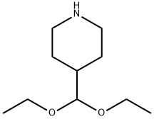 Piperidine, 4-(diethoxymethyl)- 구조식 이미지