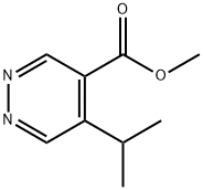 methyl 5-isopropylpyridazine-4-carboxylate Structure