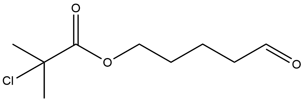 5-Oxopentyl 2-chloro-2-methylpropanoate Structure