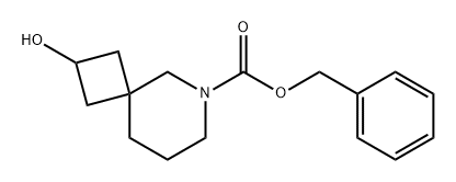 6-Azaspiro[3.5]nonane-6-carboxylic acid, 2-hydroxy-, phenylmethyl ester 구조식 이미지