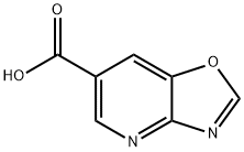 [1,3]Oxazolo[4,5-b]pyridine-6-carboxylic acid 구조식 이미지