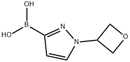 Boronic acid, B-[1-(3-oxetanyl)-1H-pyrazol-3-yl]- Structure