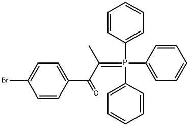 1-Propanone, 1-(4-bromophenyl)-2-(triphenylphosphoranylidene)- 구조식 이미지