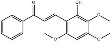 2-Propen-1-one, 3-(2-hydroxy-3,4,6-trimethoxyphenyl)-1-phenyl-, (2E)- Structure