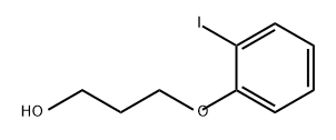 1-Propanol, 3-(2-iodophenoxy)- 구조식 이미지