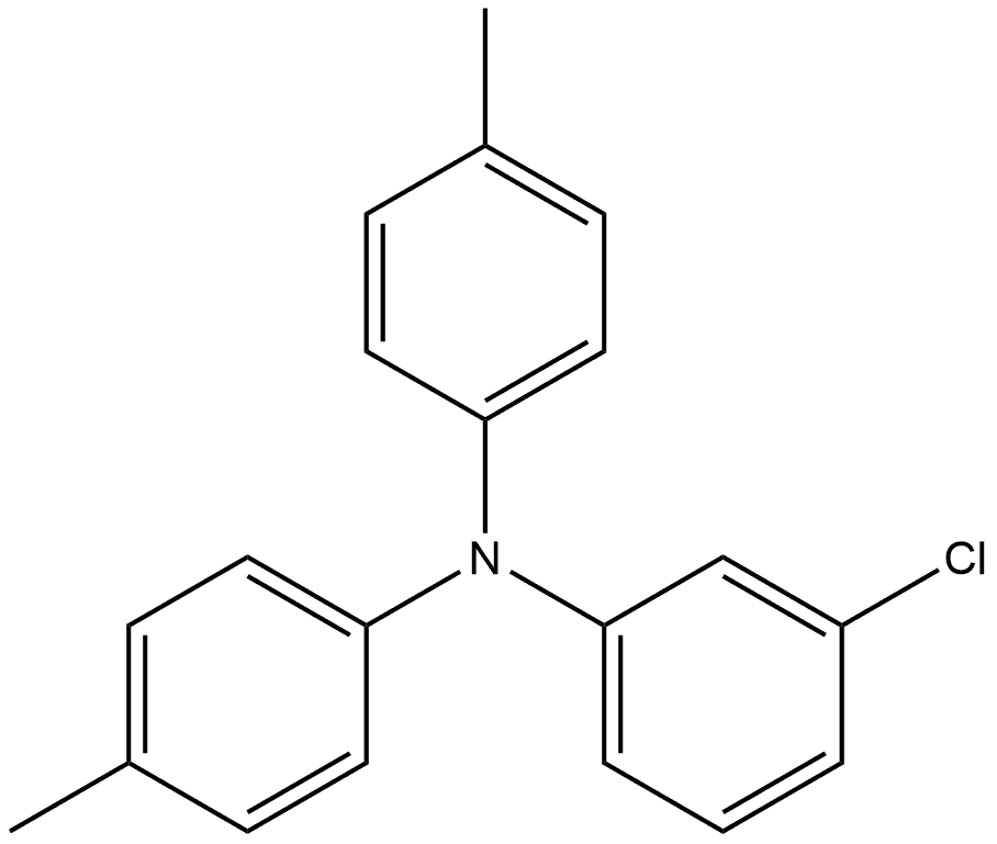 3-Chloro-N,N-bis(4-methylphenyl)benzenamine Structure